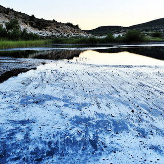 Lunaflux style, Midjourney V6.1: realistic landscape photograph of quiet dawn