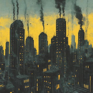 Marigold Garden Static style, Midjourney V6.1: megacity with futuristic bioarchitecture