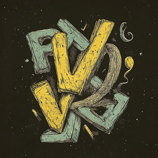 Marigold Garden Static style, Midjourney V6.1: typographic composition with large letters
