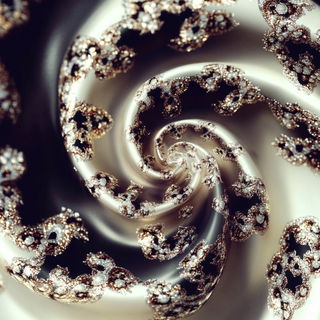 Chromatic Ruinage style, Midjourney V6.1: abstract 3D render