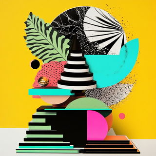 Xerox Chromaclash style, Midjourney V6.1: abstract 3D render