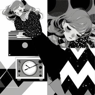 Xerox Chromaclash style, Midjourney V6.1: black-and-white manga comic strip