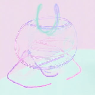 Balloonlit Lithofable style, Midjourney V6.1: abstract 3D render