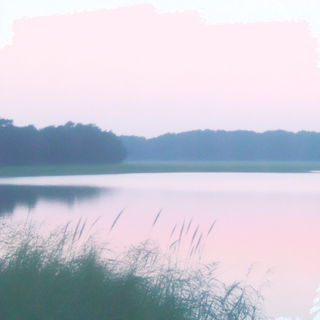 Balloonlit Lithofable style, Midjourney V6.1: realistic landscape photograph of quiet dawn