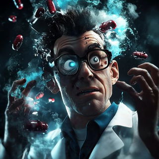 Inksideral style, Midjourney V6.1: editorial illustration for popular scientific magazine cover