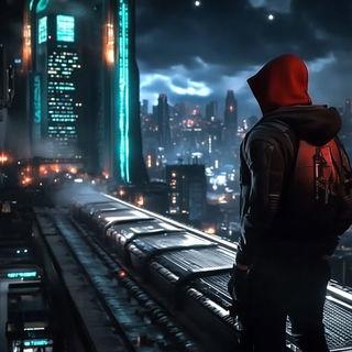 Inksideral style, Midjourney V6.1: cinematic shot from sci-fi movie