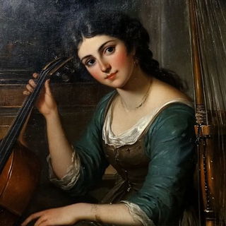 Inksideral style, Midjourney V6.1: classical 18th-century oil painting