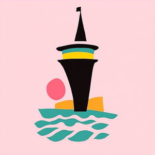 Cloudwyrd style, Midjourney V6.1: bold minimalist logo design for Istanbul city municipal services