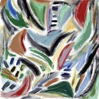 Red Disc Scratchwood style, Midjourney V6.1: creative pattern composition