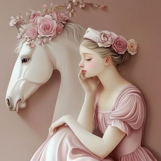 Glaciera style, Midjourney V6.1: classical 18th-century oil painting