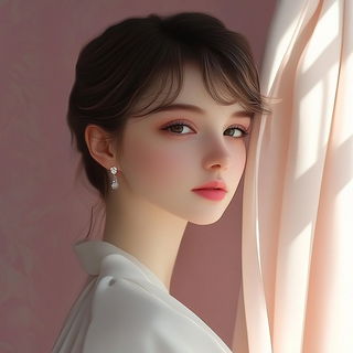 Glaciera style, Midjourney V6.1: photographic portrait of female protagonist