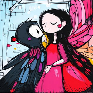 Faultlight style, Midjourney V6.1: traditional folk art