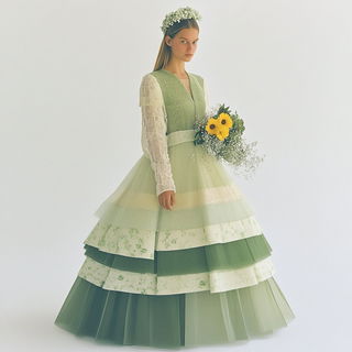 Washetching style, Midjourney V6.1: haute-couture fashion outfit