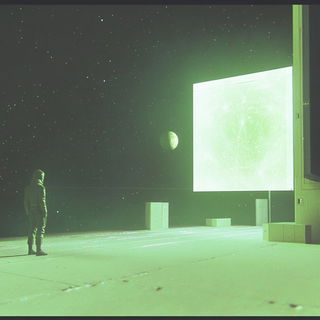 Washetching style, Midjourney V6.1: cinematic shot from sci-fi movie