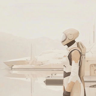 Aerographia style, Midjourney V6.1: cinematic shot from sci-fi movie