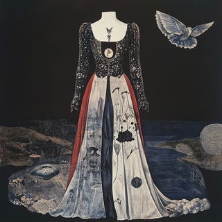 Theseus Current style, Midjourney V6.1: haute-couture fashion outfit