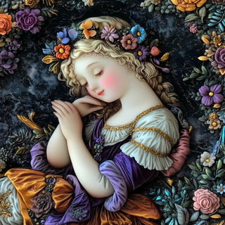 Diorama Solarism style, Midjourney V6.1: classical 18th-century oil painting