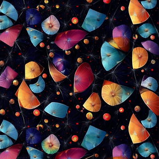 Diorama Solarism style, Midjourney V6.1: creative pattern composition