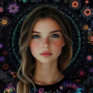 Diorama Solarism style, Midjourney V6.1: photographic portrait of female protagonist