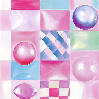 Crimson Collision style, Midjourney V6.1: creative pattern composition