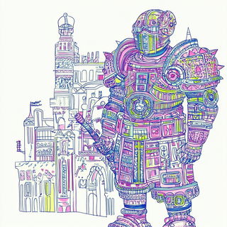 Sun Disk Pastoral style, Midjourney V6.1: concept art character design of retropunk steam knight