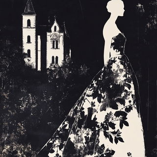 Hatchventure style, Midjourney V6.1: retro fairy-tale illustration