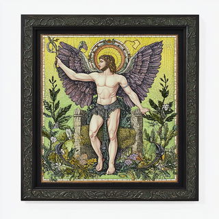 Ink Palm Registry style, Midjourney V6.1: classical 18th-century oil painting