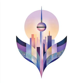Terracelestia style, Midjourney V6.1: bold minimalist logo design for Istanbul city municipal services