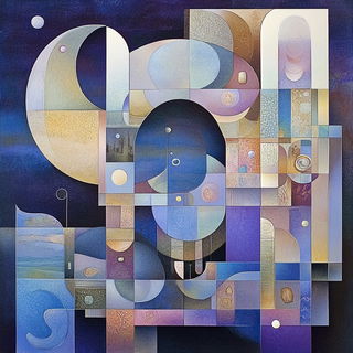 Terracelestia style, Midjourney V6.1: typographic composition with large letters