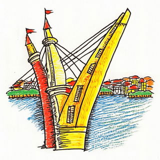Vaporwild style, Midjourney V6.1: bold minimalist logo design for Istanbul city municipal services