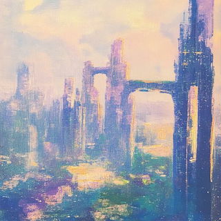 Retinal Detonation style, Midjourney V6.1: megacity with futuristic bioarchitecture