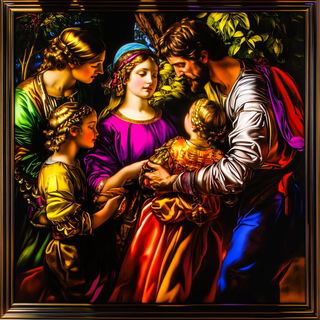 Magenta Perihelion style, Midjourney V6.1: classical 18th-century oil painting