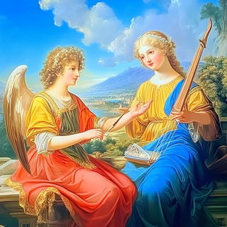 Crownfield Apparitions style, Midjourney V6.1: classical 18th-century oil painting