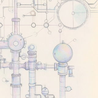 Velvetmarmor style, Midjourney V6.1: technical infrastructure blueprint schematics