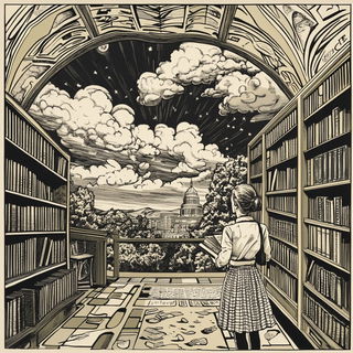 Celshade Panorism style, Midjourney V6.1: Midlibrary