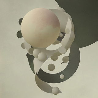 Noirmask style, Midjourney V6.1: abstract 3D render