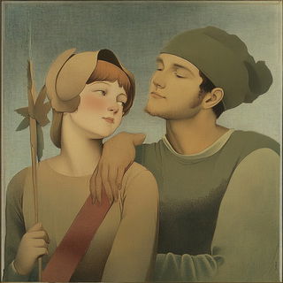 Noirmask style, Midjourney V6.1: classical 18th-century oil painting