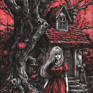The Umbral Survey style, Midjourney V6.1: retro fairy-tale illustration