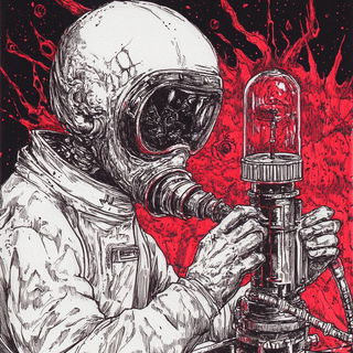 The Umbral Survey style, Midjourney V6.1: editorial illustration for popular scientific magazine cover