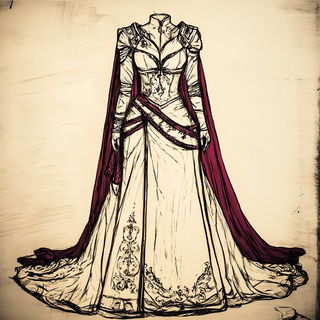 Muqarnas Cyanism style, Midjourney V6.1: haute-couture fashion outfit