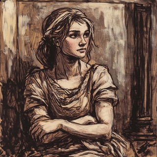 Muqarnas Cyanism style, Midjourney V6.1: classical 18th-century oil painting