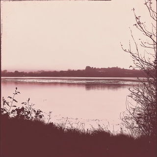 Muqarnas Cyanism style, Midjourney V6.1: realistic landscape photograph of quiet dawn