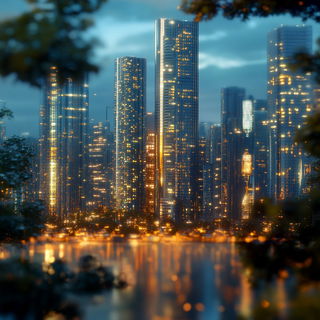 Atelier Gorgon Red style, Midjourney V6.1: megacity with futuristic bioarchitecture