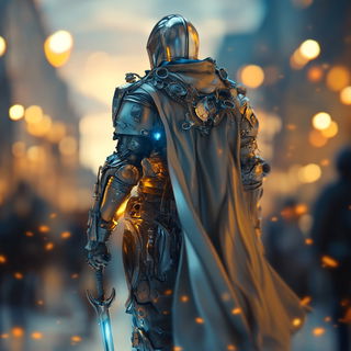 Atelier Gorgon Red style, Midjourney V6.1: concept art character design of retropunk steam knight