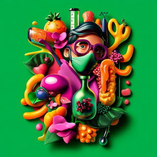 Bluemajolica style, Midjourney V6.1: editorial illustration for popular scientific magazine cover