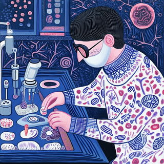 Tessellated Tenement Eclipse style, Midjourney V6.1: editorial illustration for popular scientific magazine cover