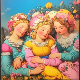 Ceramere style, Midjourney V6.1: classical 18th-century oil painting