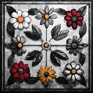 Thornframe style, Midjourney V6.1: traditional folk art