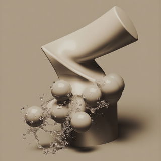 Copperleaf Enchantment style, Midjourney V6.1: abstract 3D render