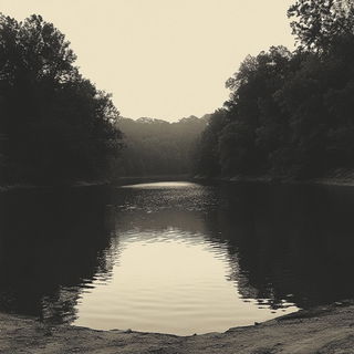 Copperleaf Enchantment style, Midjourney V6.1: realistic landscape photograph of quiet dawn
